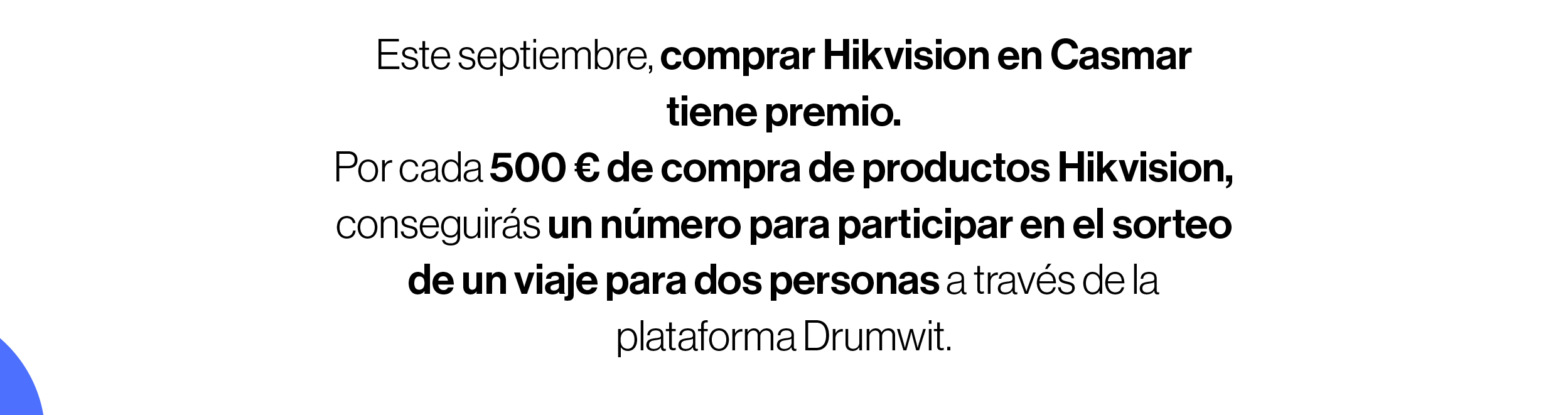 Promoción Hikvision Casmar