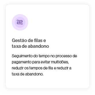 Gestão de filas e taxa de abandono Casmar retalhista