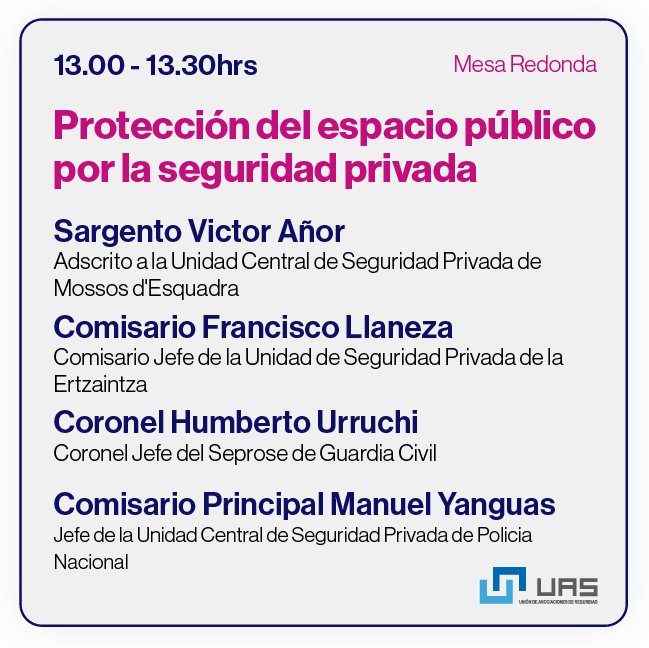 protección del espaci público por la seguridad privada Casmar